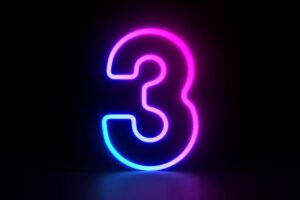 the number 3