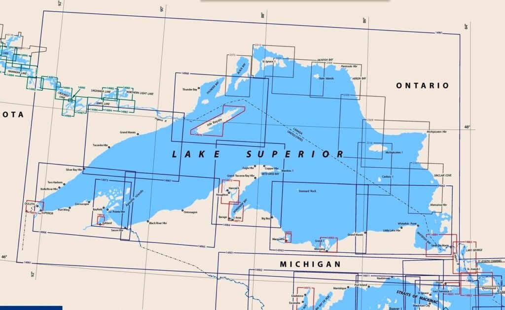 Lake Superior map