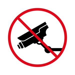 No surveullance cameras