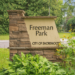 Freeman Park sign