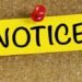 Notice
