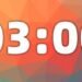 3 minute digital clock